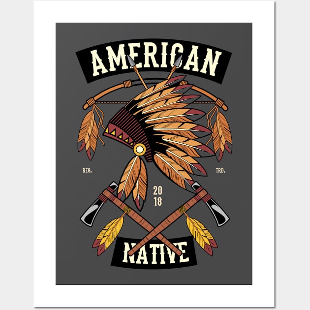 American Native Wall Art by dblvnk